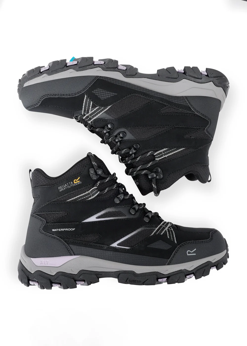 Regatta Black Purple Sage Holcombe III Waterproof with Isotex Technology Boots - 3 Image 5