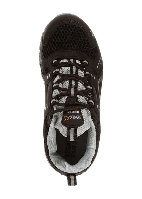 Regatta Black Light Steel Kids Vendeavour Waterproof Isotex Walking Shoes - Size 10 Infants Footwear Image 6