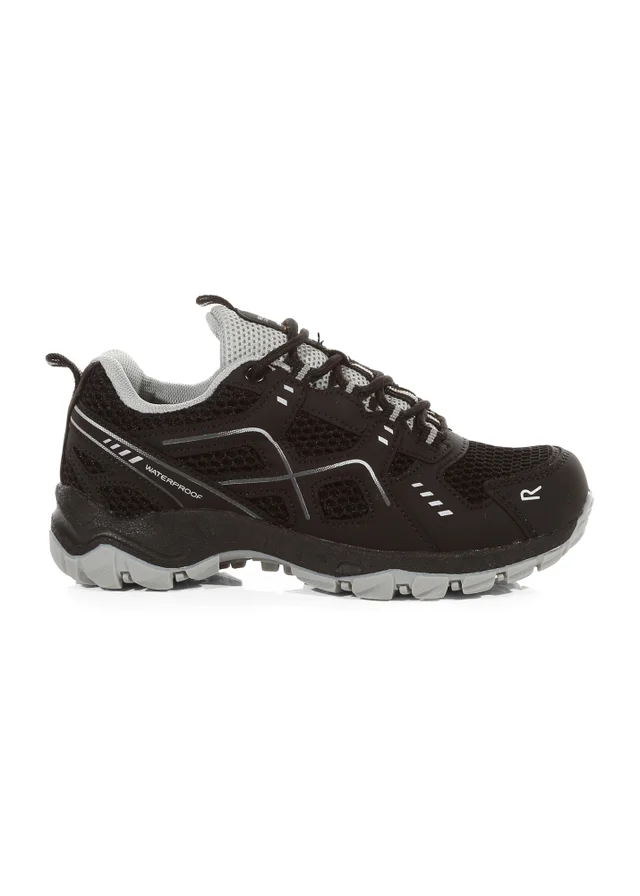 Regatta Black Light Steel Kids Vendeavour Waterproof Isotex Walking Shoes