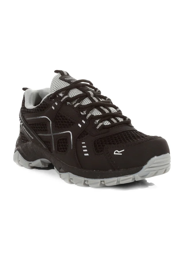 Regatta Black Light Steel Kids Vendeavour Waterproof Isotex Walking Shoes