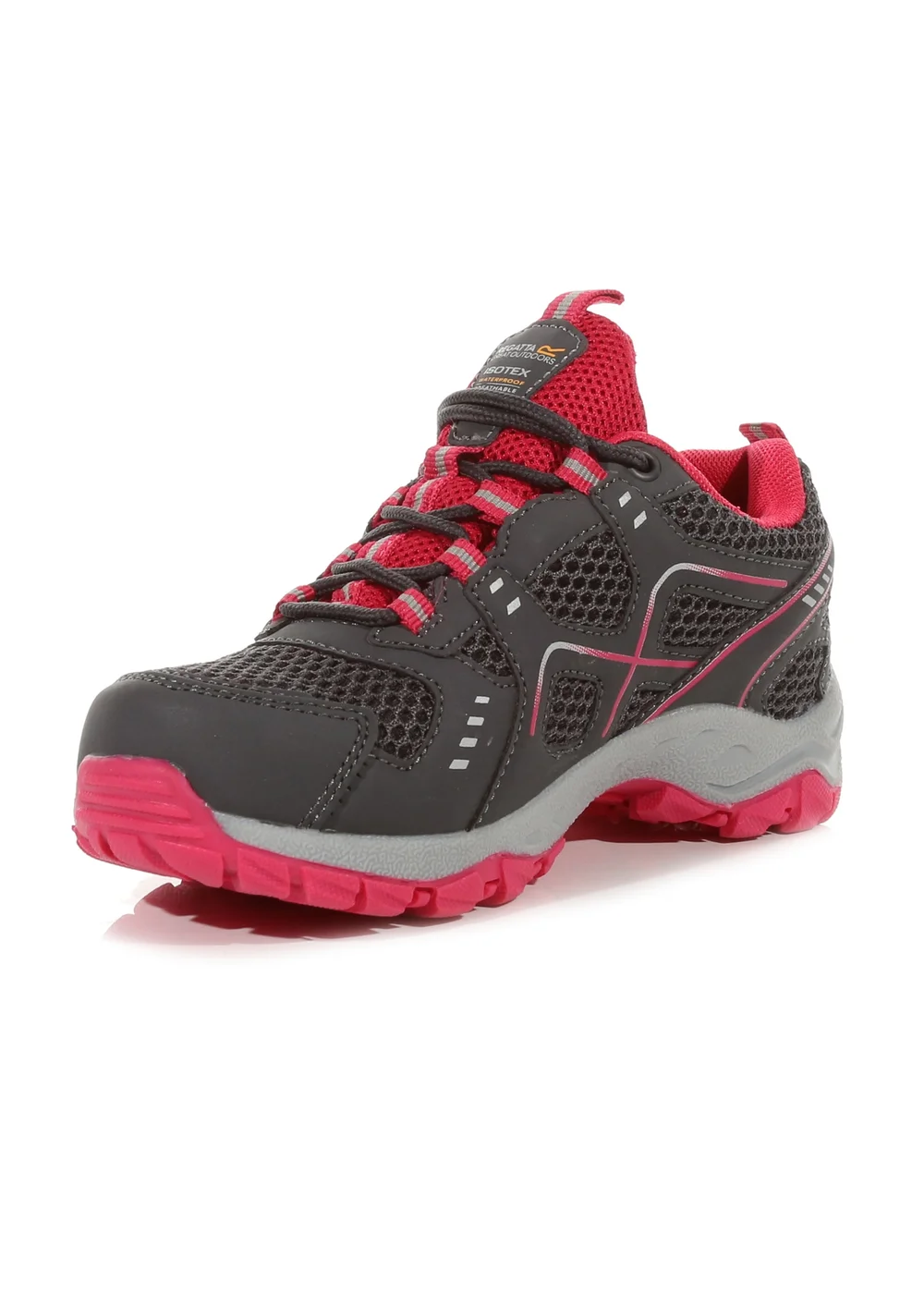 Regatta Granite Pink Potion Kids Vendeavour Waterproof Isotex Walking Shoes - 10 Infant Image 3