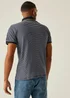 Regatta Navy Stone White Stripe Tiver Polo Shirt - XL Image 2
