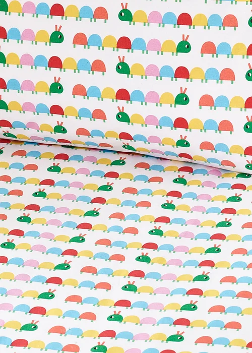 Catherine Lansfield Kids Curious Caterpillar Bright Fitted Sheet - Junior Image 2