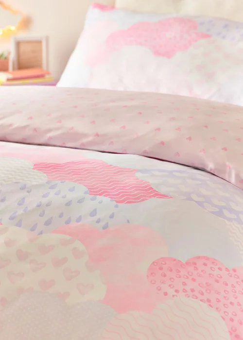 Catherine Lansfield Kids Soft as a Cloud Duvet Cover Set Pink - Single Image 4