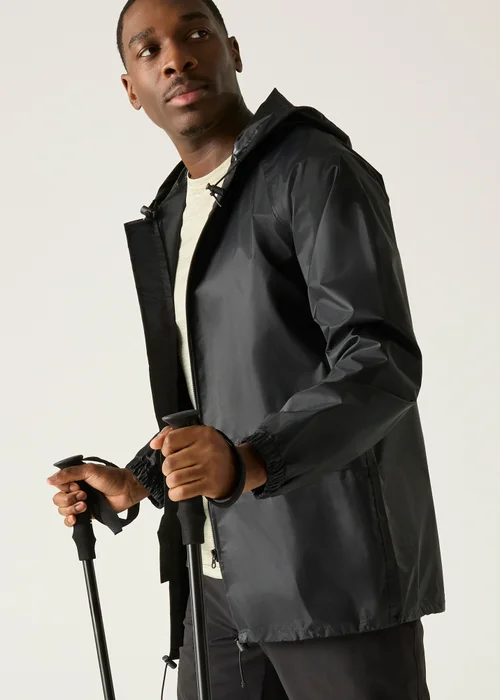 Regatta Black Stormbreak Waterproof with Hydrafort Technology Jacket - S Image 6