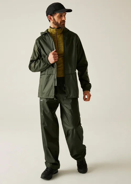 Regatta Dark Olive Adult Stormbreak Waterproof Hydrofort Jacket - L Image 3