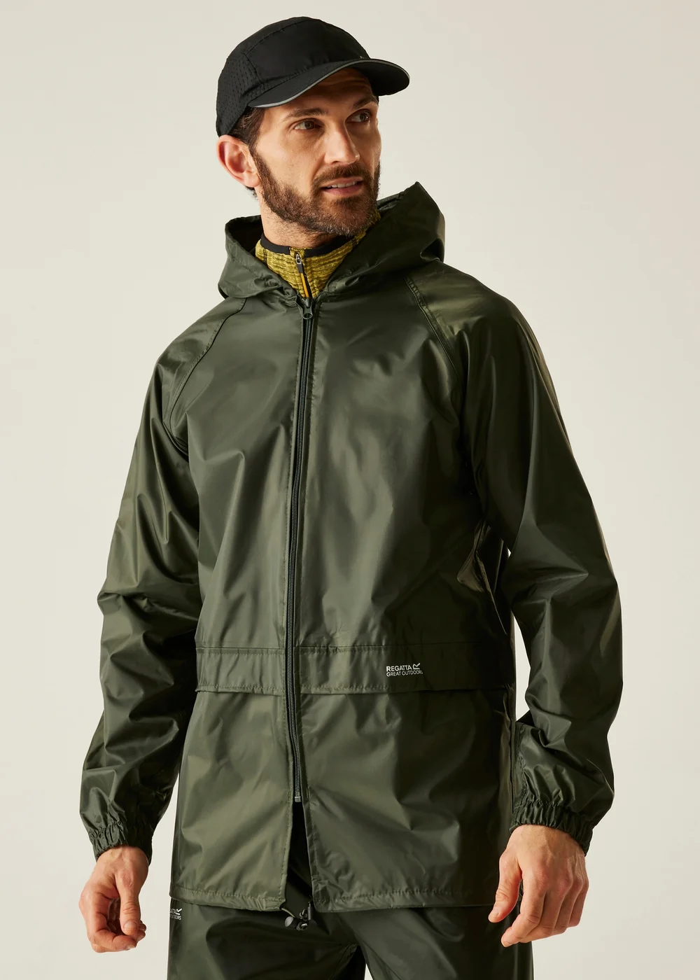 Regatta Dark Olive Adult Stormbreak Waterproof Hydrofort Jacket - L Image 1