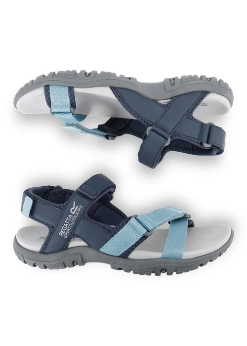 Regatta Sky Blue Santa Clara II Sandals - Size 6.5 Adult Footwear Image 3