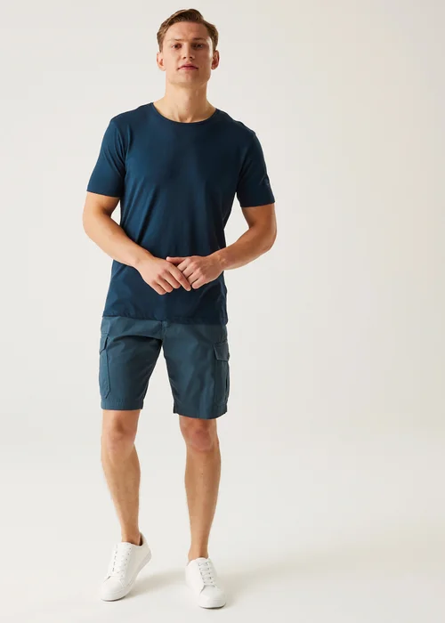 Regatta Dark Blue Ruwan Multi Pocket Shorts - 30 W Image 3