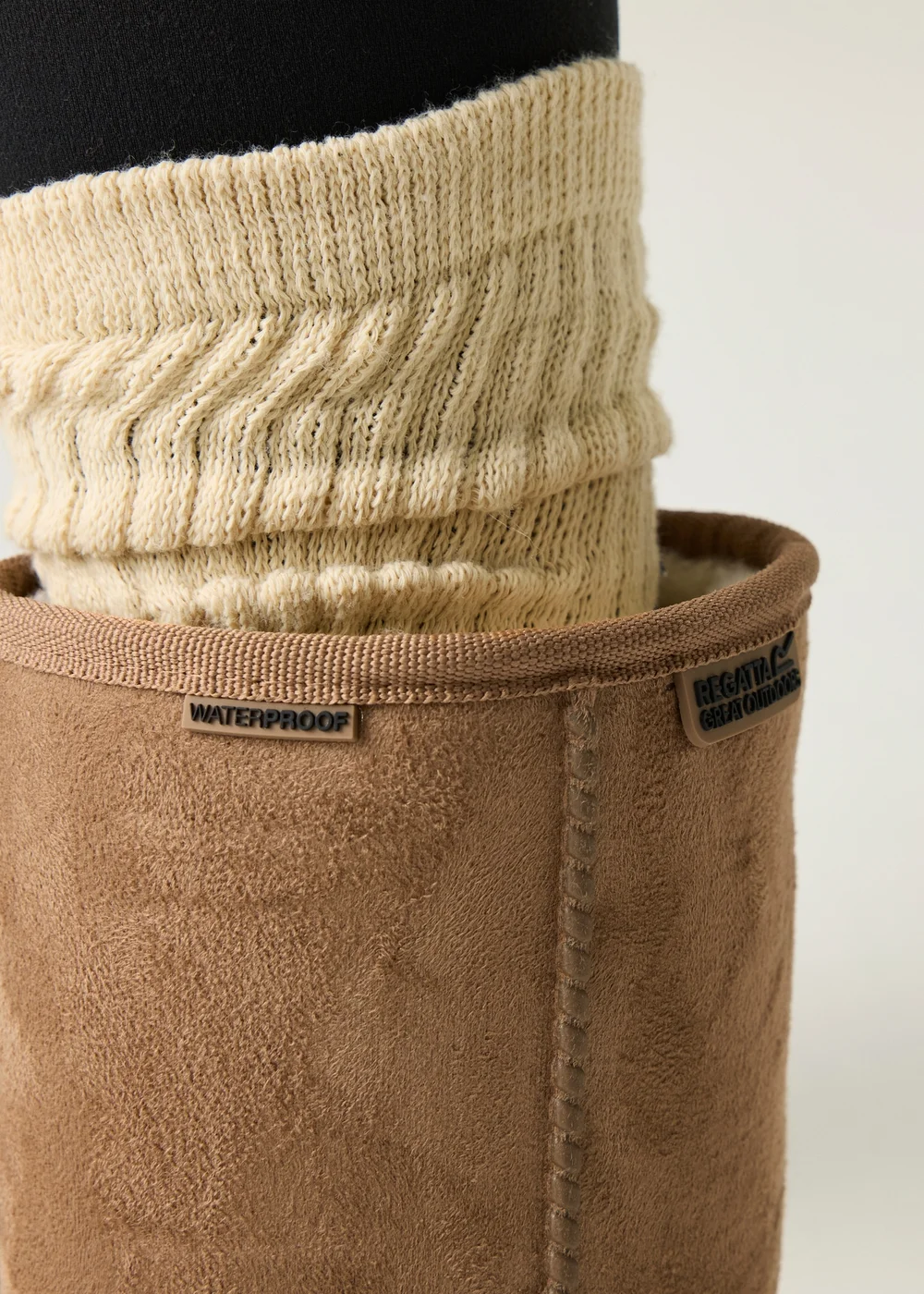 Regatta Burnt Tan Risley Mid Waterproof Lifestyle boots - 6.5 Image 2