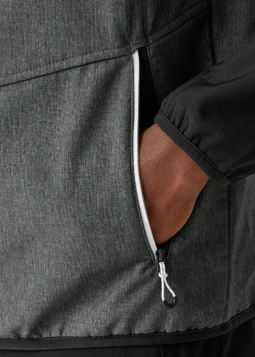 Regatta Black/Grey Arec III Water Repellent Softshell Jacket - L Image 5