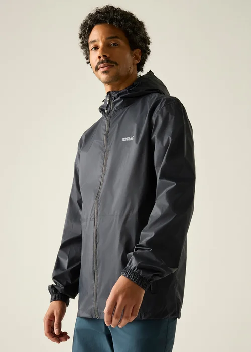Regatta Seal Grey Pack-It III Waterproof, Breathable Jacket - XL Image 1