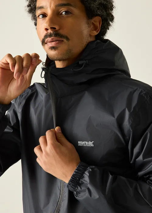 Regatta Seal Grey Pack-It III Waterproof, Breathable Jacket - XL Image 4