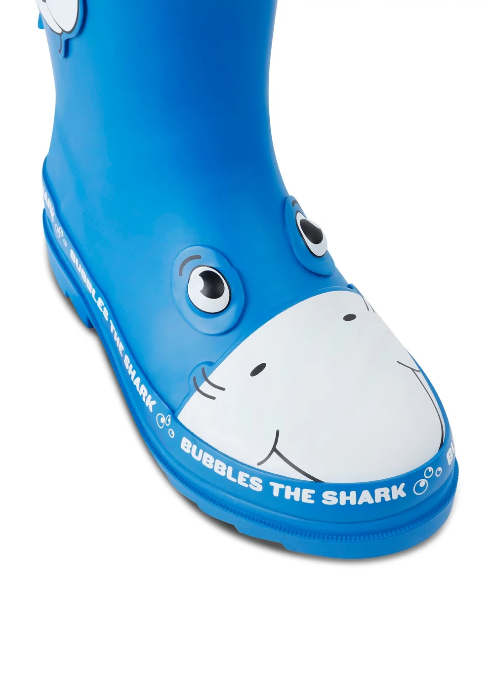 Regatta Bubbles the Shark Blue Kids Mudplay Junior II Waterproof Wellies - Size 3 Image 6