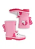 Regatta Luna the Unicorn Pink Kids Mudplay Junior II Waterproof Wellies - 13 Infants Image 3