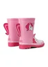 Regatta Luna the Unicorn Pink Kids Mudplay Junior II Waterproof Wellies - 13 Infants Image 2