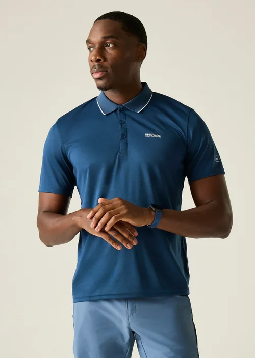 Regatta Moonlight Denim Maverik V Quick Dry T Shirt - S Image 1