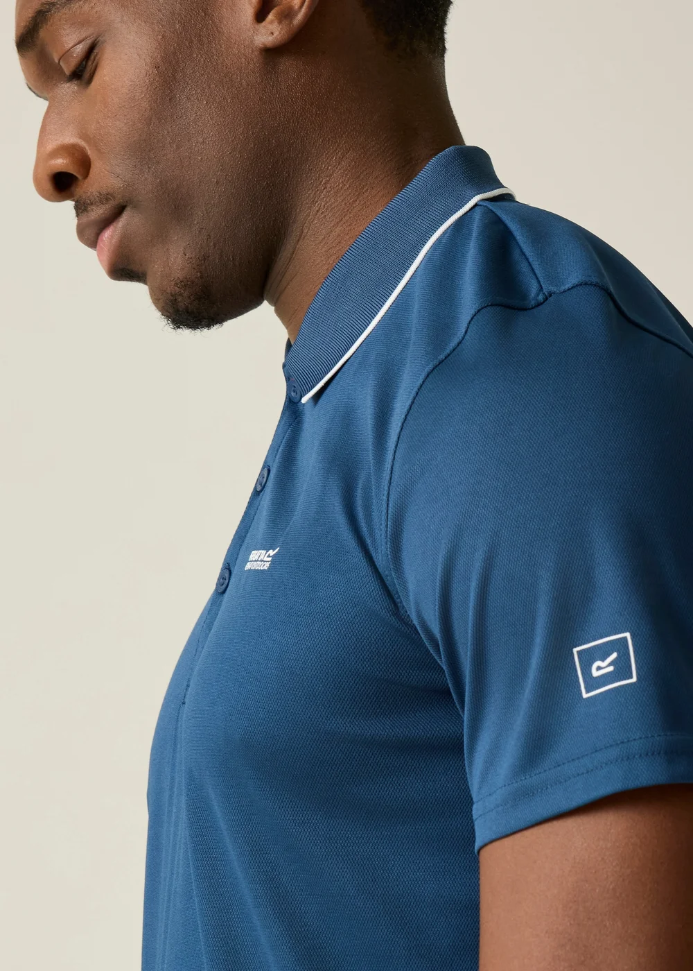 Regatta Moonlight Denim Maverik V Quick Dry T Shirt - S Image 3