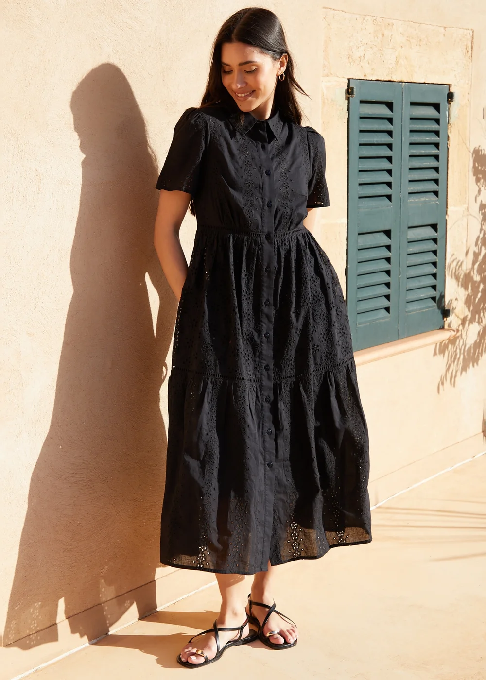 maxi shirt dress uk Women's Striped Maxi Shirt Dress Elegant Belted Day Dress UK