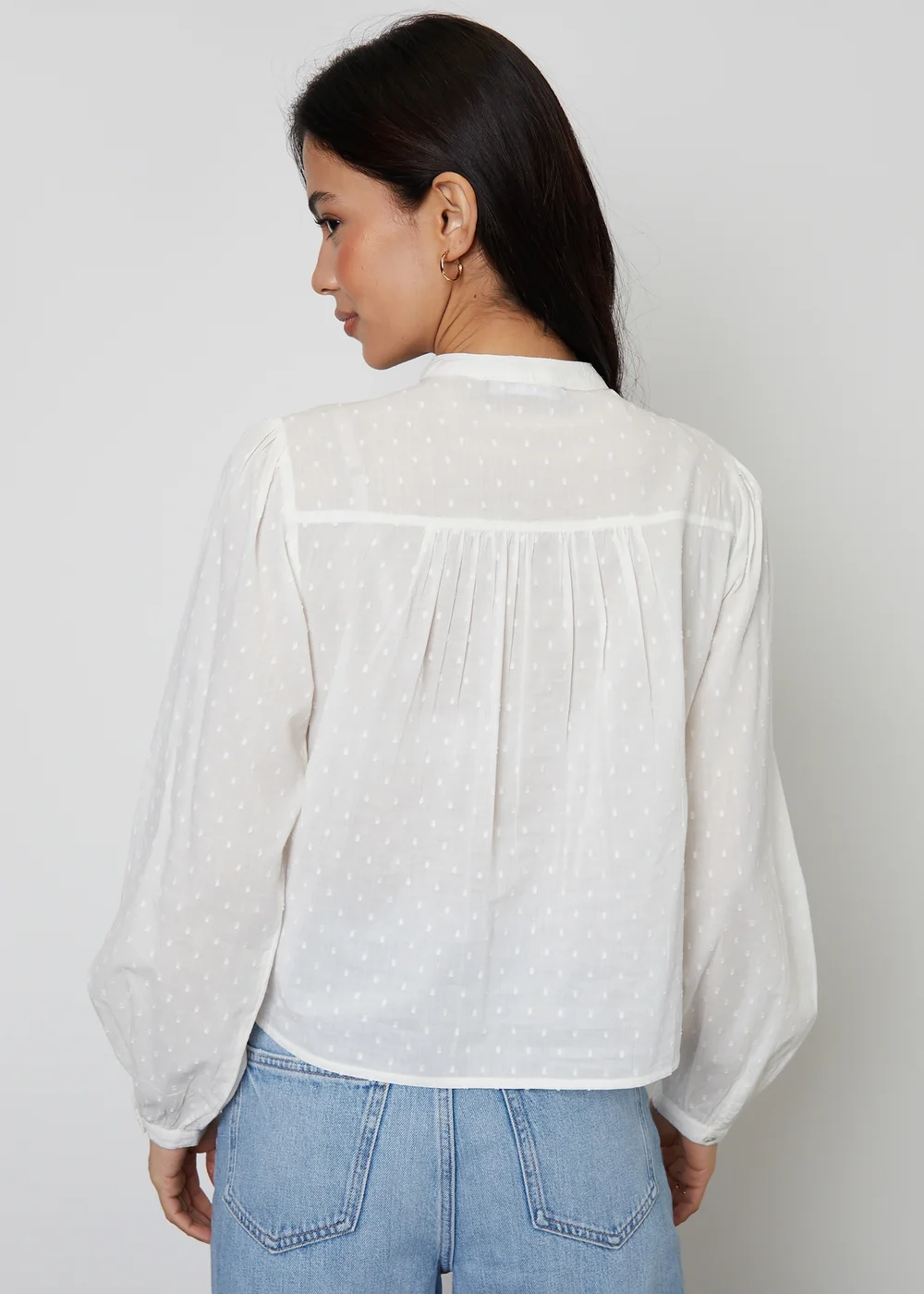 Threadbare Cream Lace Detail Boho Blouse - 8 Image 2