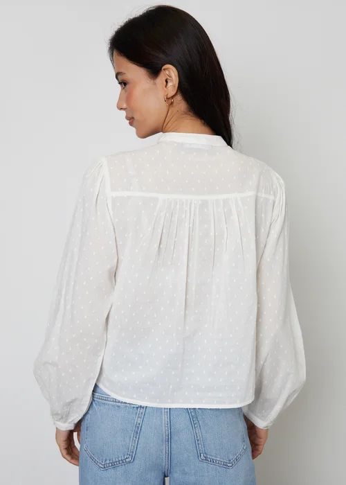 Threadbare Cream Lace Detail Boho Blouse - 8 Image 2