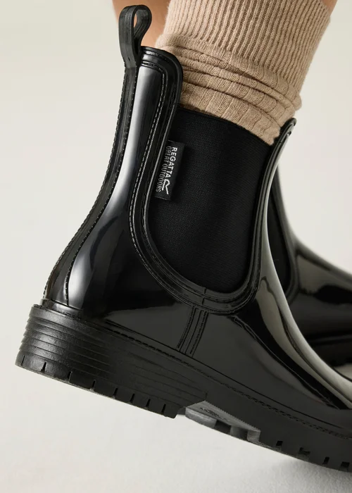 Regatta Black Wmns Harriett II Waterproof Wellies - 6.5 Image 4