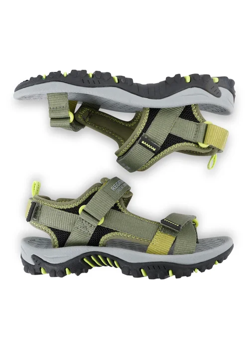 Regatta Nephrite Green Wild Lime Kids Blaze Sandals - Size 12 Infants Footwear Image 3