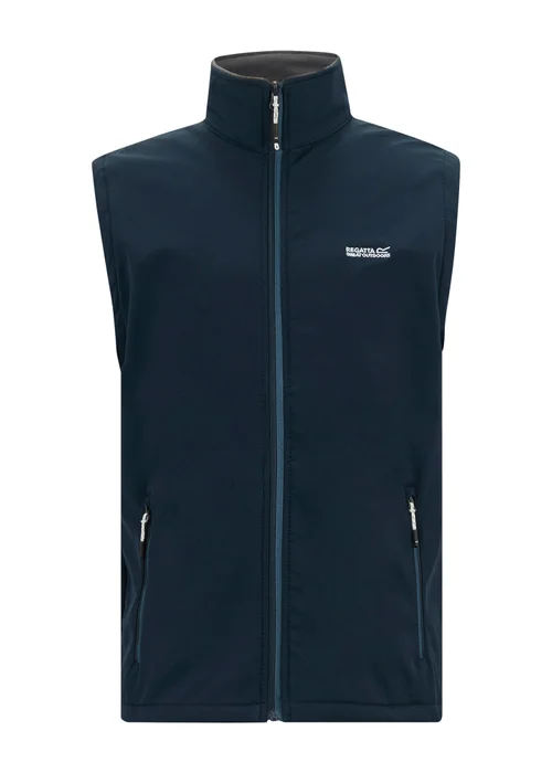 Regatta Navy Bradwell III Water Repellent Softshell Bodywarmer - 3XL Image 6