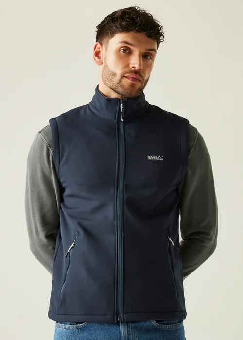 Regatta Navy Bradwell III Water Repellent Softshell Bodywarmer - 3XL Image 4
