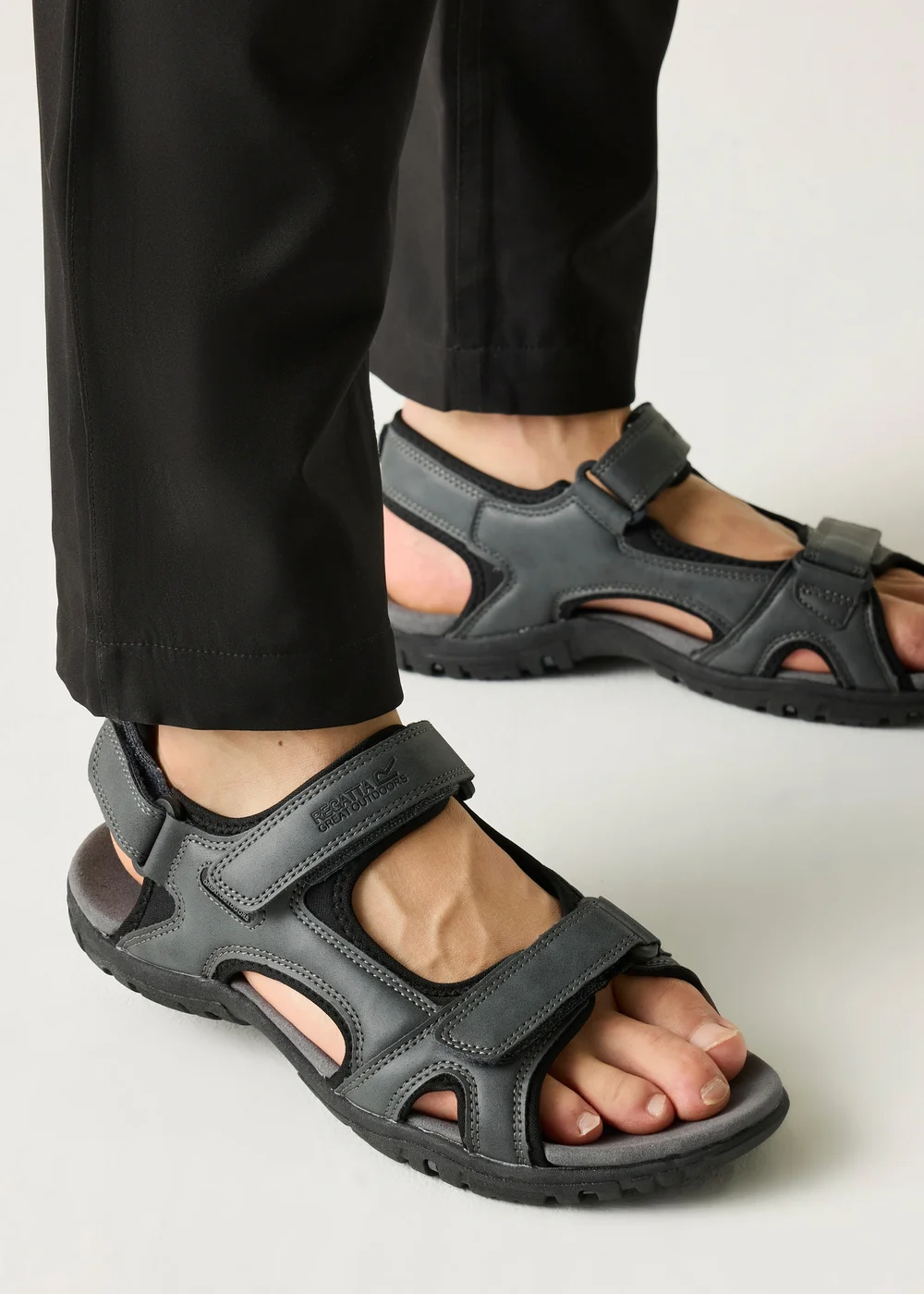 Regatta Light Grey Haris Lightweight Sandals - 8 Image 1