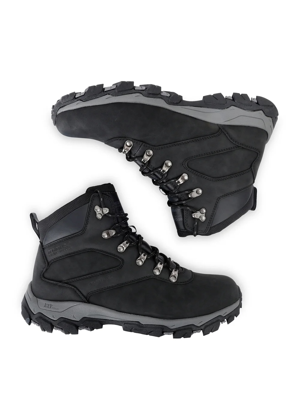 Regatta Black Holcombe Classic Waterproof Breathable Isotex Walking Boots - 6.5 Image 6