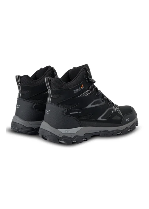 Regatta Black Granit Holcombe III Waterproof Breathable Isotex Walking Boots - 6 Image 6