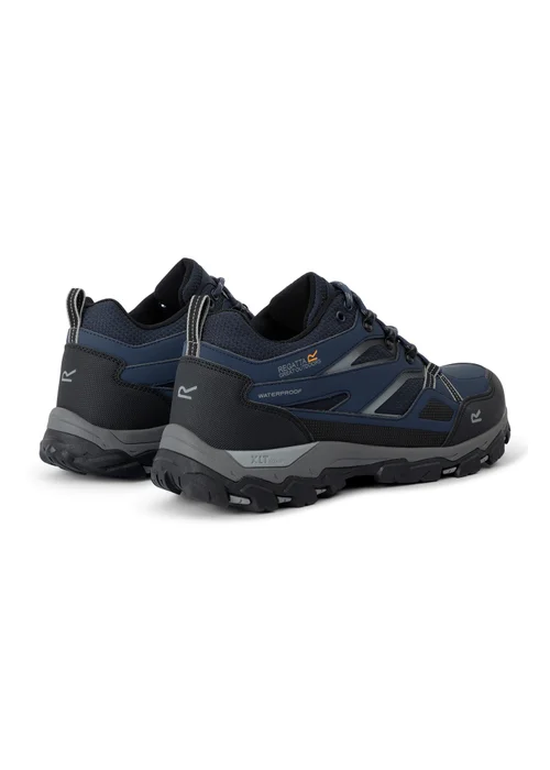 Regatta Navy Dark Steel Holcombe Low III Waterproof Breathable Isotex Walking Shoes - 6 Image 5