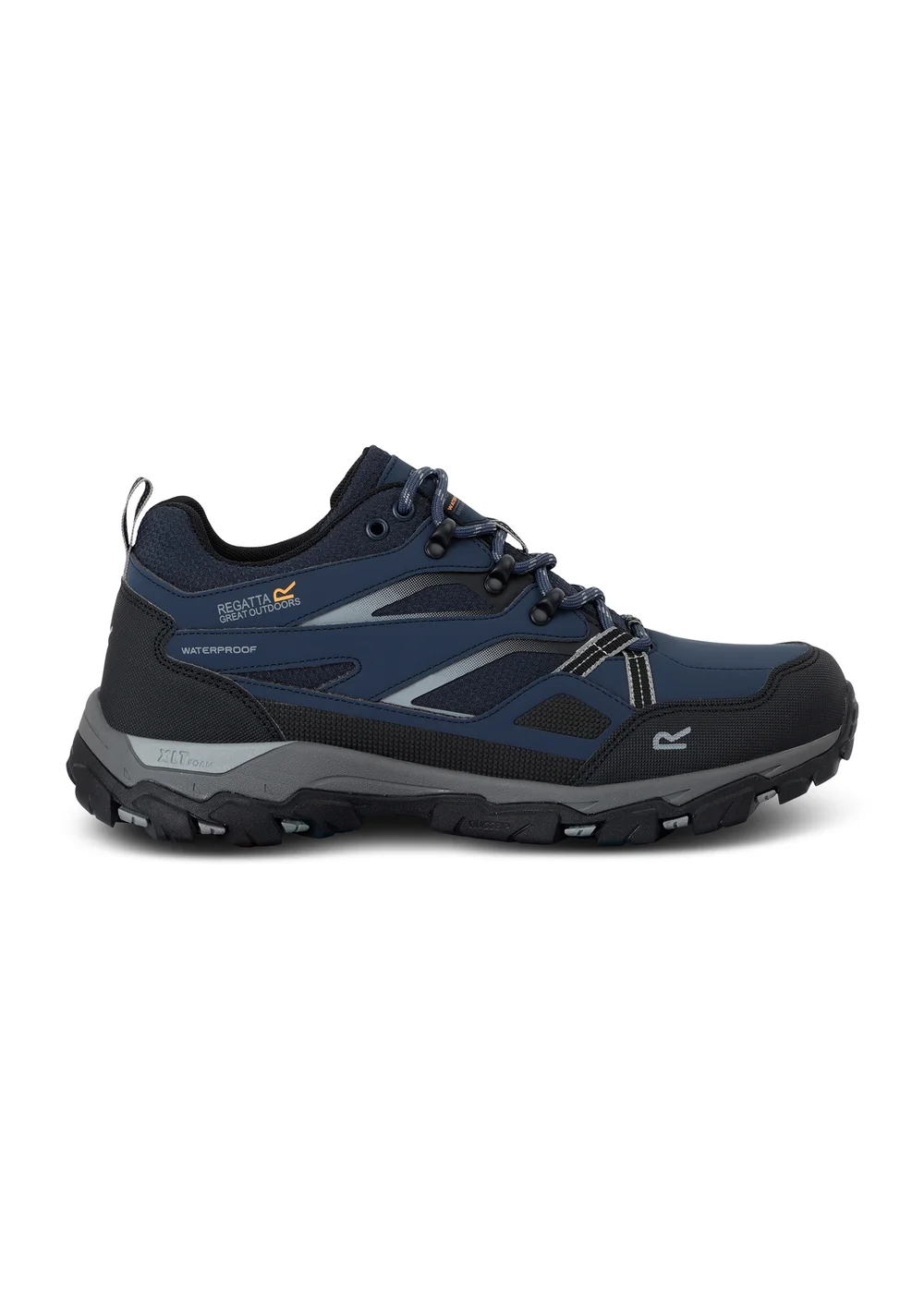 Regatta Navy Dark Steel Holcombe Low III Waterproof Breathable Isotex Walking Shoes - 6 Image 4