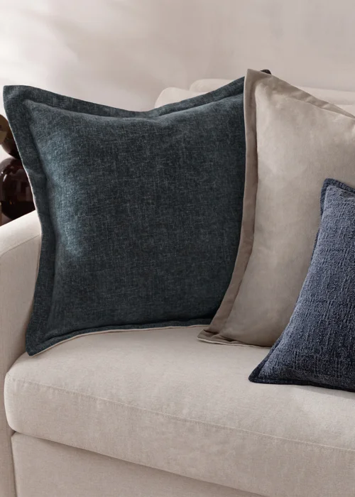 Yard Dune Chenille Grey Cushion (50 x 50 x 8 cm) - One Size Image 6