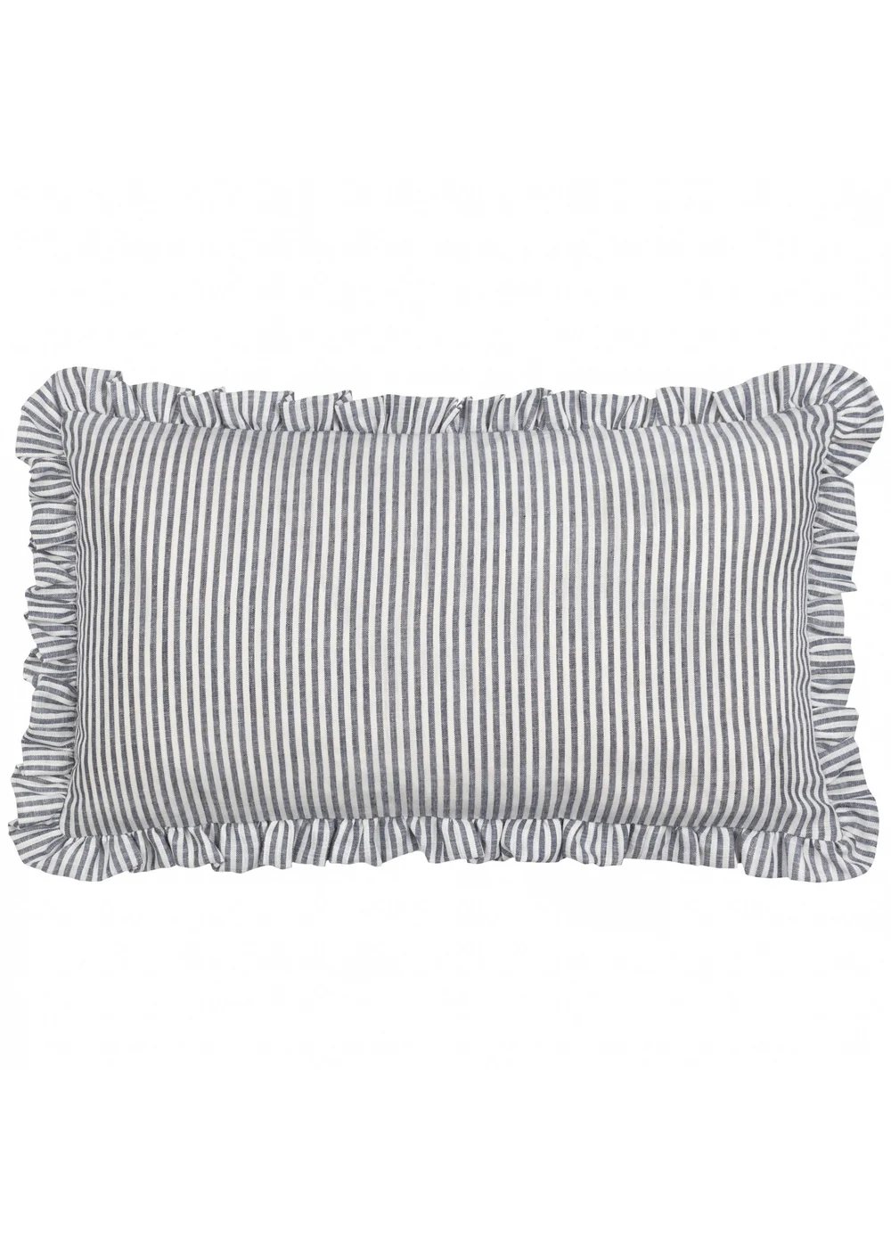 Furn Les Fruites Embroidered Ruffle Red Cushion (30 x 50 x 8 cm) - One Size Image 3
