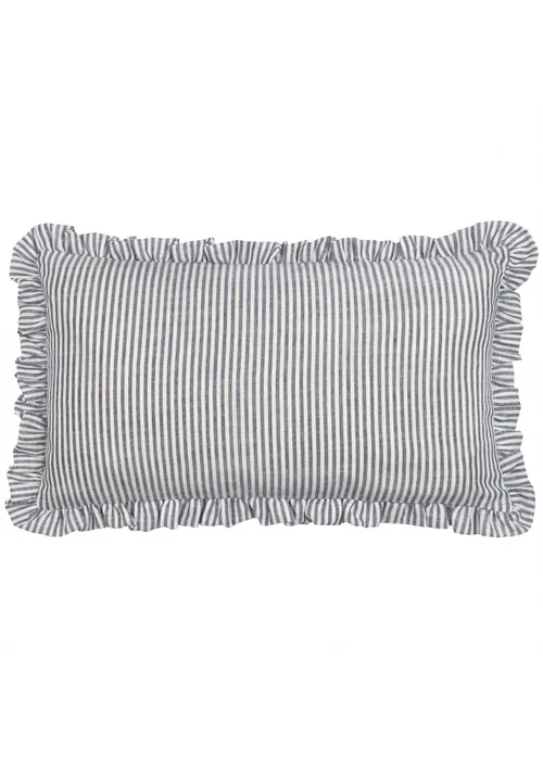 Furn Les Fruites Embroidered Ruffle Red Cushion (30 x 50 x 8 cm) - One Size Image 3