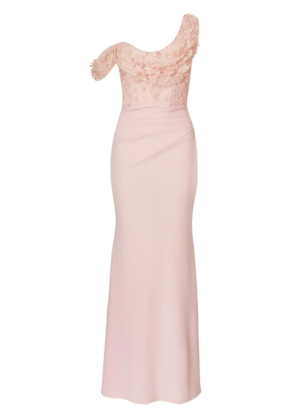 quiz pink lace dress Quiz | Dresses | Quiz Blush Pink Lace Sequin Highlow Gown Nwt 8