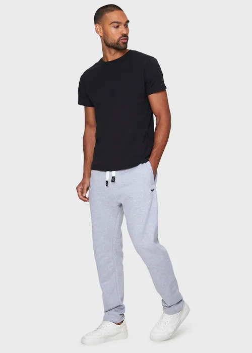 Threadbare Light Grey Straight Leg Joggers - M Image 4