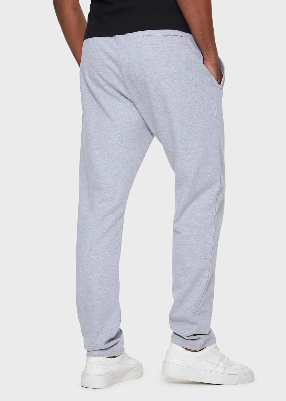 Threadbare Light Grey Straight Leg Joggers - M Image 2