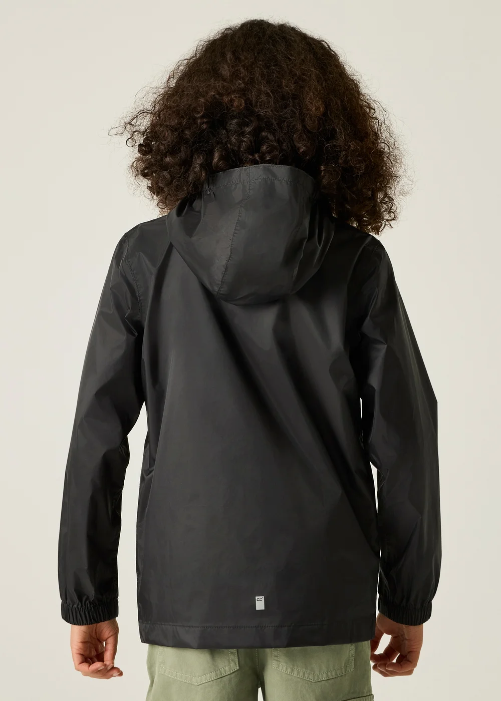 Regatta Black Kids Pack-It III Waterproof Breathable Isolite Jacket (3-16 Years) - 3-4 Yrs Image 2