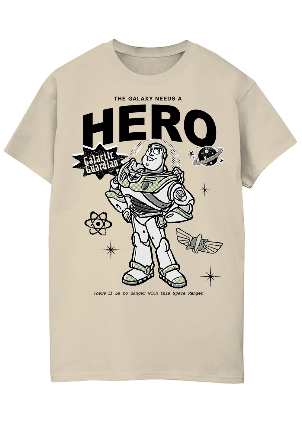 Disney Toy Story Buzz Lightyear Hero Sand T Shirt - S Image 1