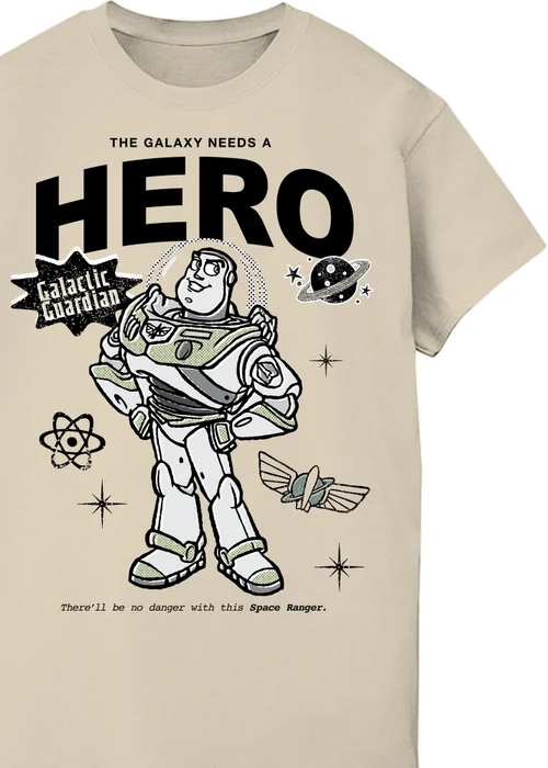 Disney Toy Story Buzz Lightyear Hero Sand T Shirt - S Image 2