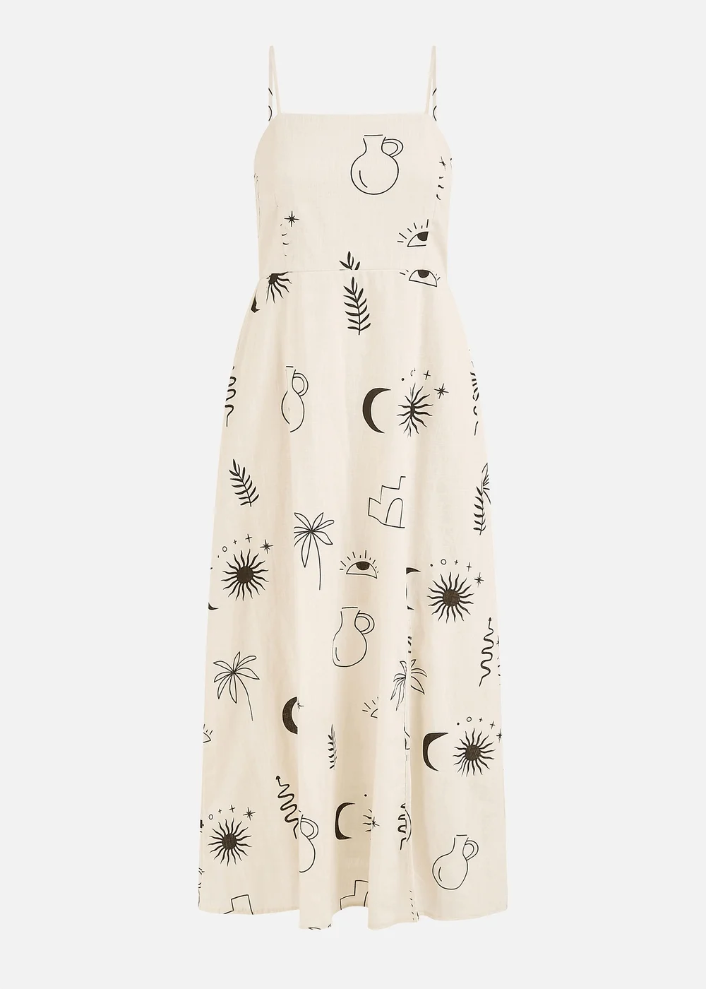 Yumi Ivory Mystic Print Midi Sundress - 14 Image 3