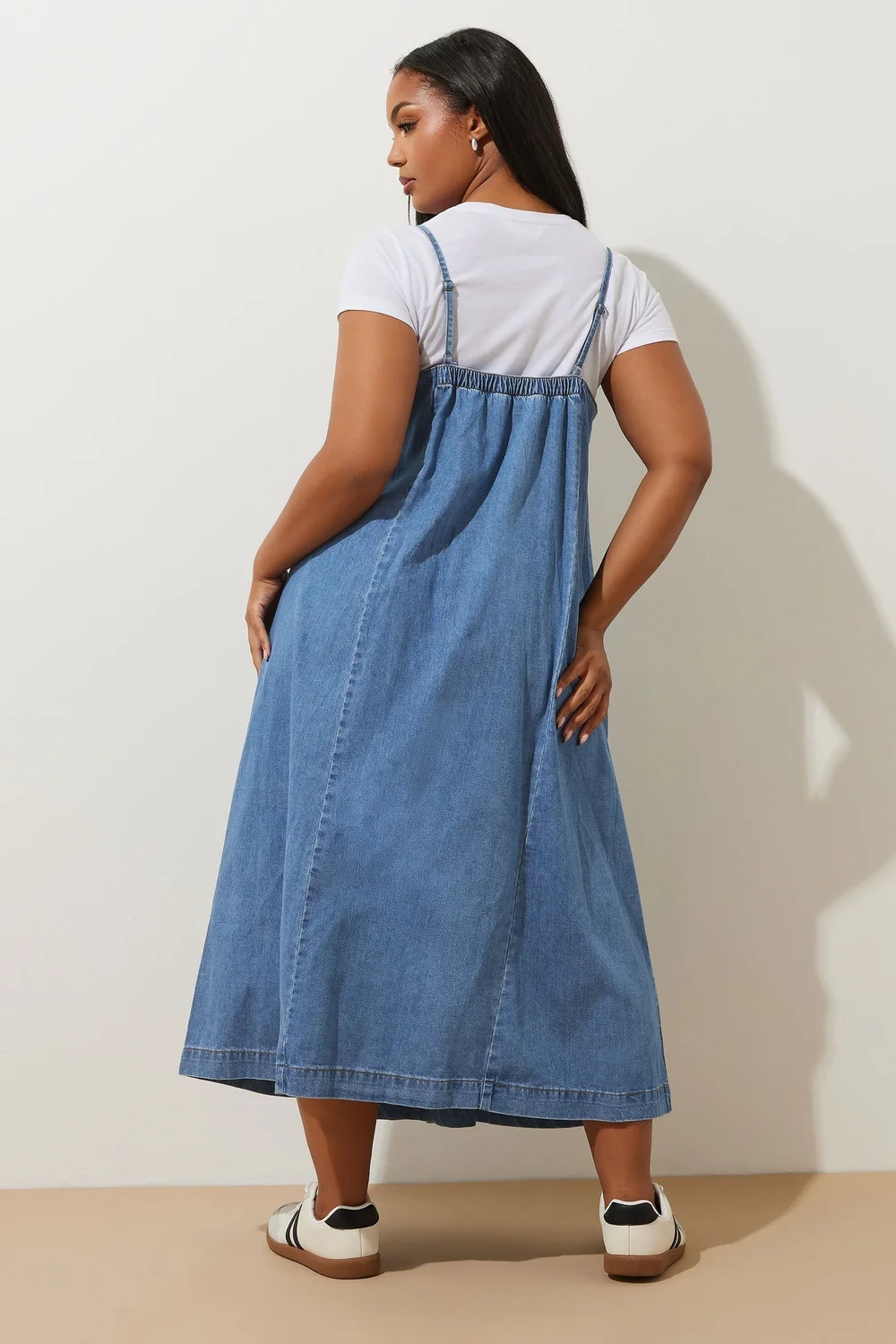 Yours Curve Blue Denim Maxi Dress - 20 | Matalan Yours Curve Blue Denim Maxi Dress - 20 | Matalan
