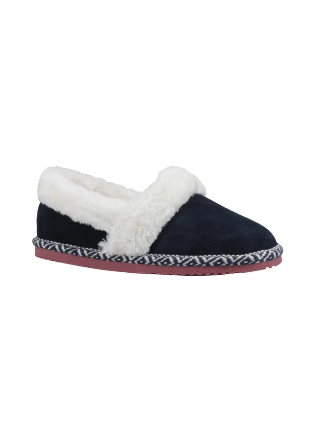 Hush Puppies Navy Ariel Slippers