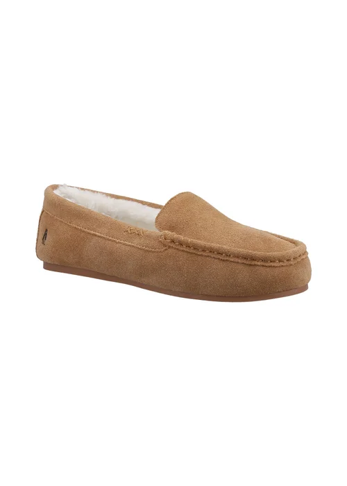 Hush Puppies Tan Annie Mocassin Slippers - 3 Image 2