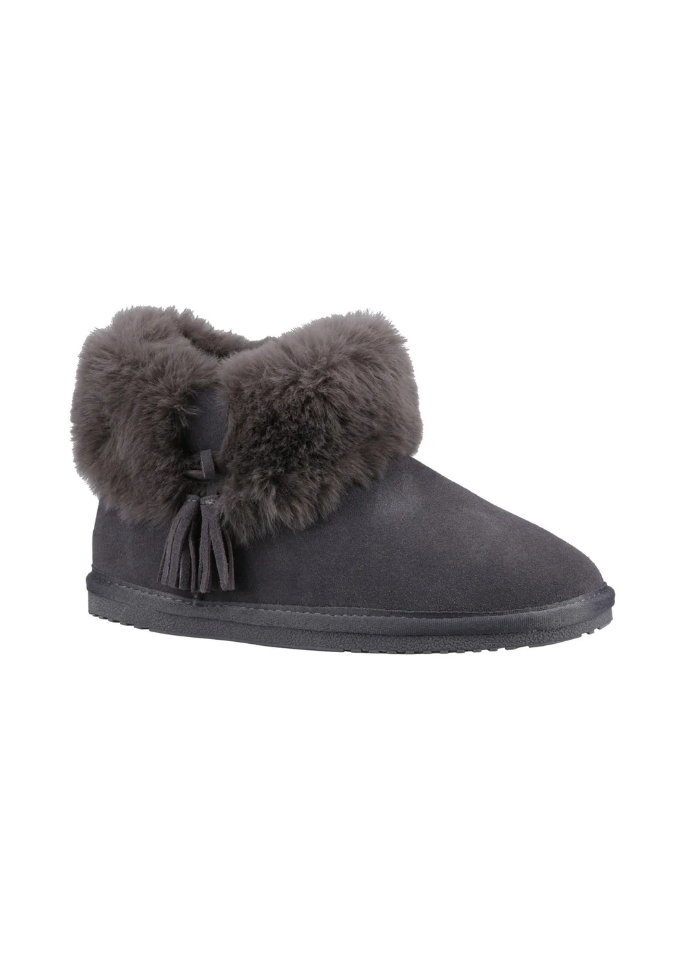 Hush Puppies Grey Ayana Slippers - 7 Image 2