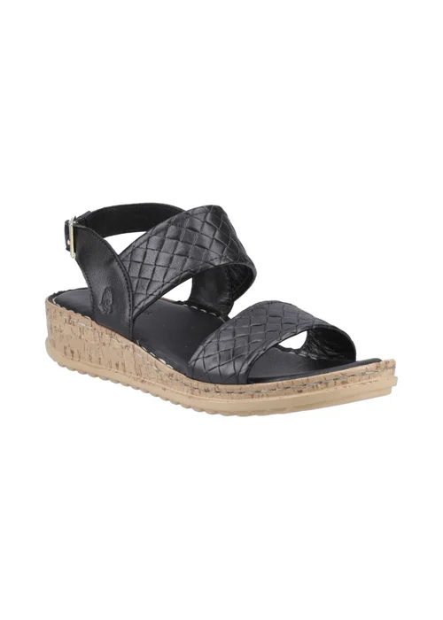 Hush Puppies Black Ebony Woven Sandal - 5 Image 2