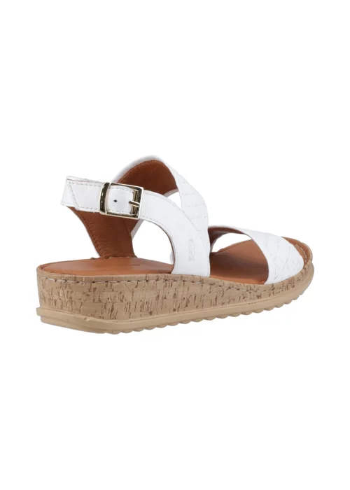 Hush Puppies White Ebony Woven Sandal - 7 Image 3